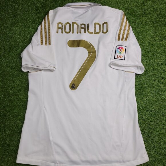 Cristiano Ronaldo Real Madrid 2011 2012 Home Soccer Jersey...